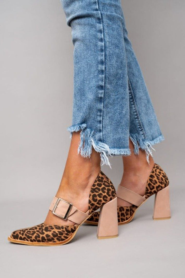 Elizabeth | Leopard Print Heels Stylish Elegant Footwear