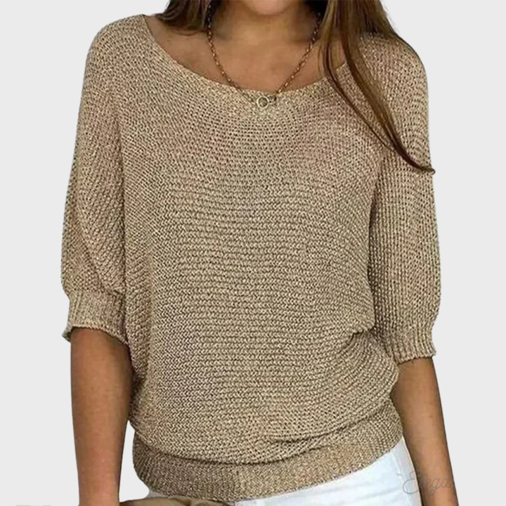 Natalie | Cozy Sweater with Round Neck