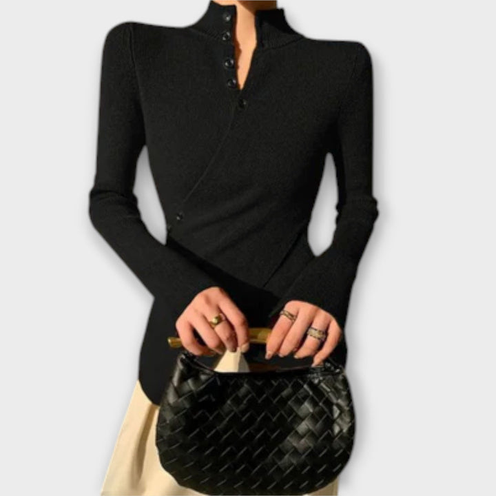 Alexandra | Elegant Knitted Cotton Sweater