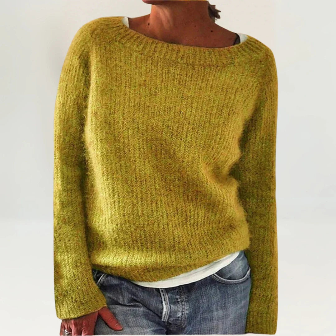 Sophie | Cozy Sweater Yellow