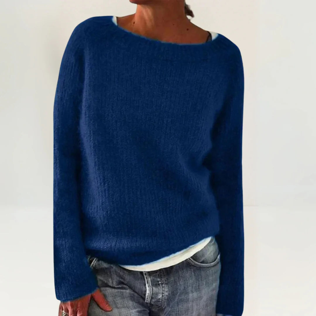 Michelle | Cozy Sweater Blue