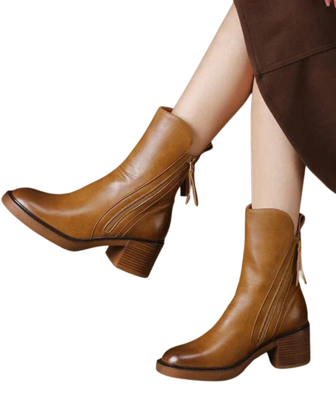 Sarah | Elegant Leather Boots