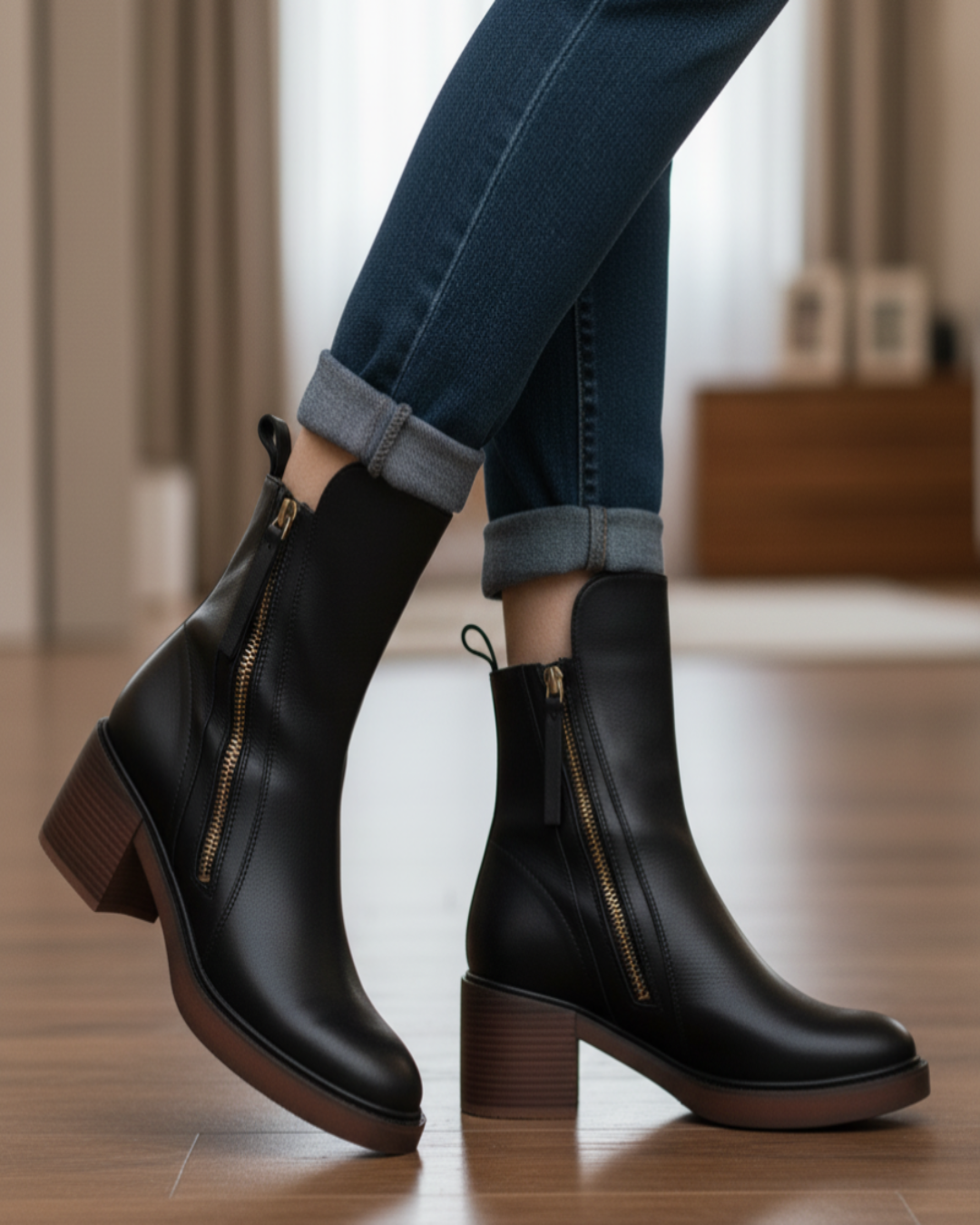 Sarah | Elegant Leather Boots