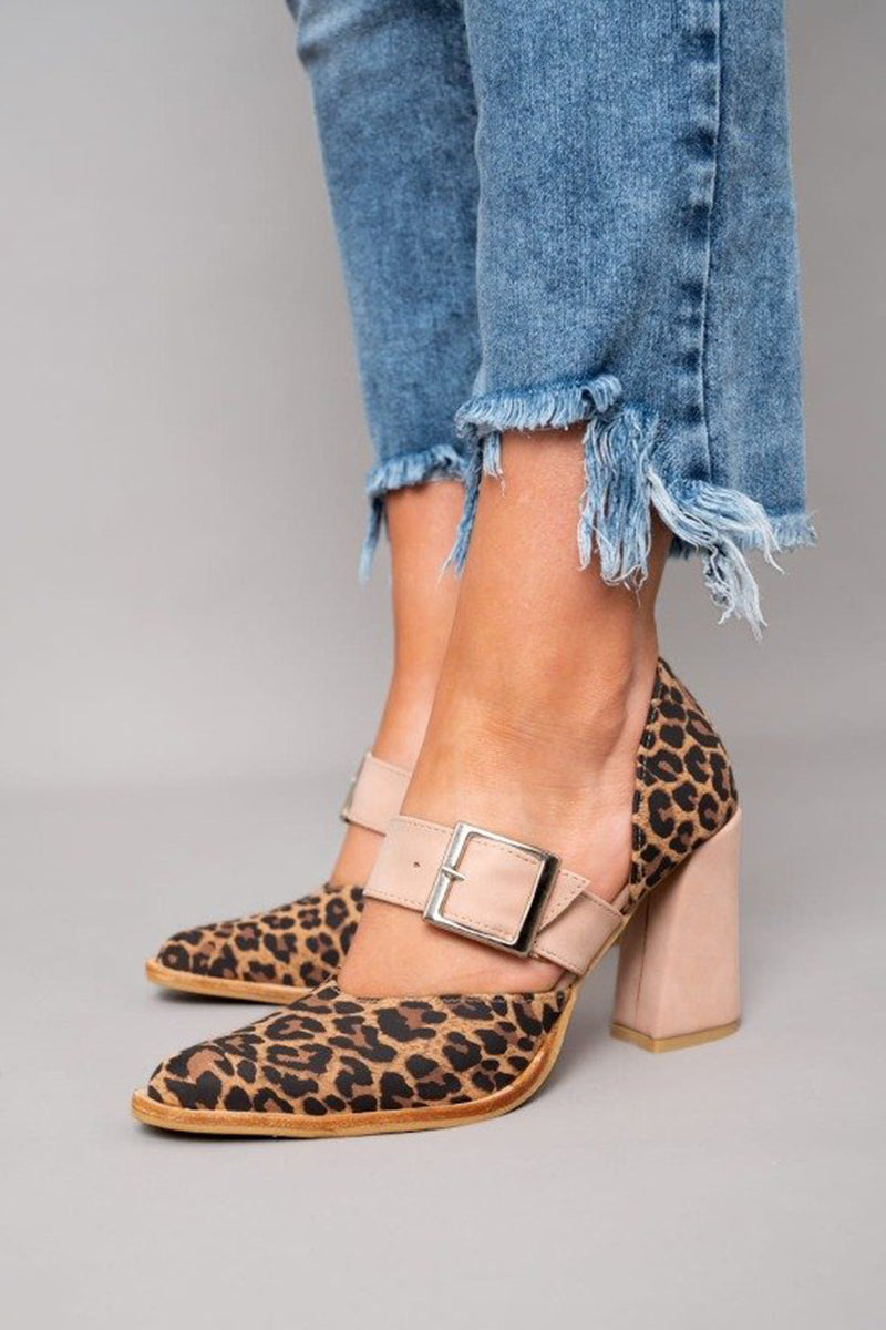 Elizabeth | Leopard Print Heels Stylish Elegant Footwear