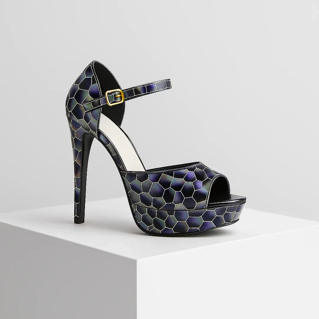 Vivienne | Honeycomb Heels