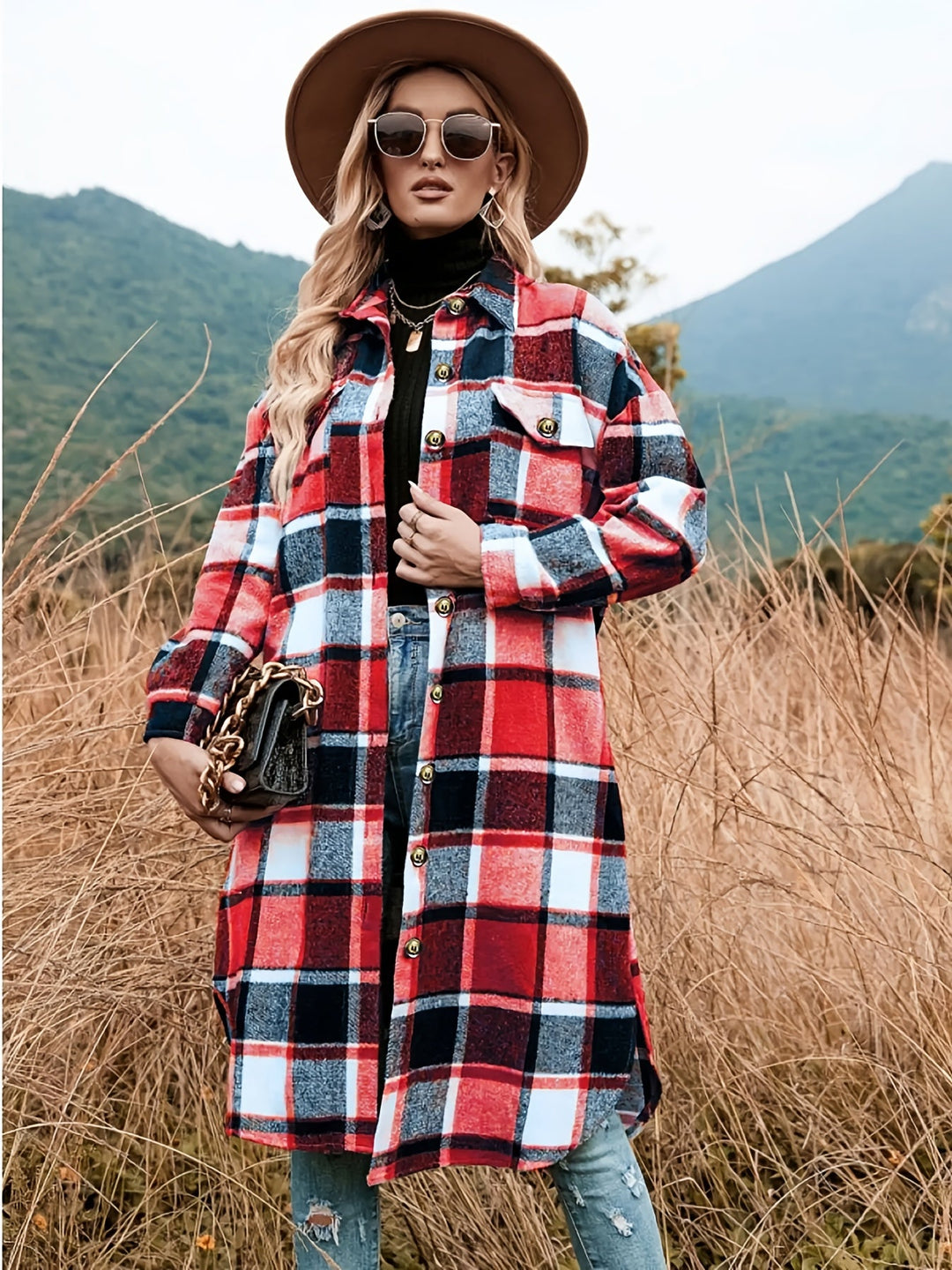 Daena | Cozy Plaid Shacket
