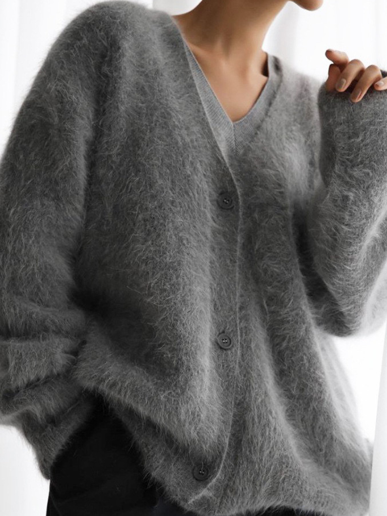 Celeste | Luxe Fuzzy Cardigan
