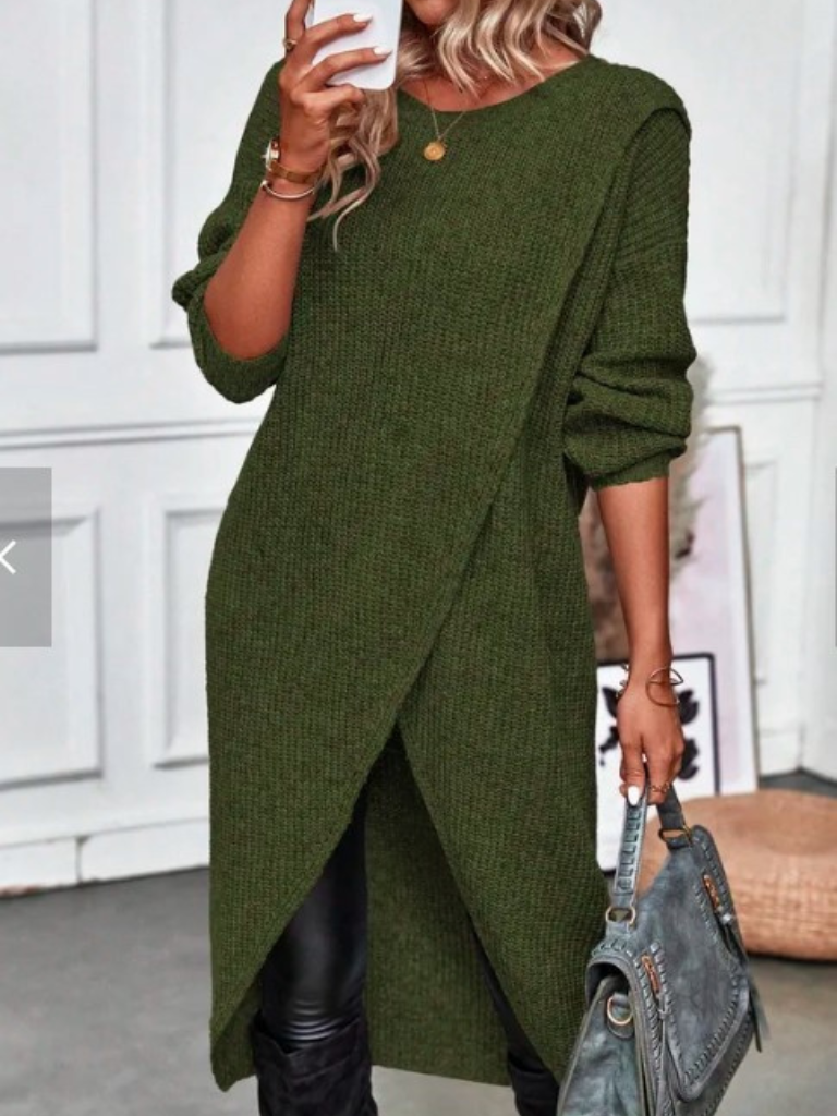 Aria | Wrap Knit Dress