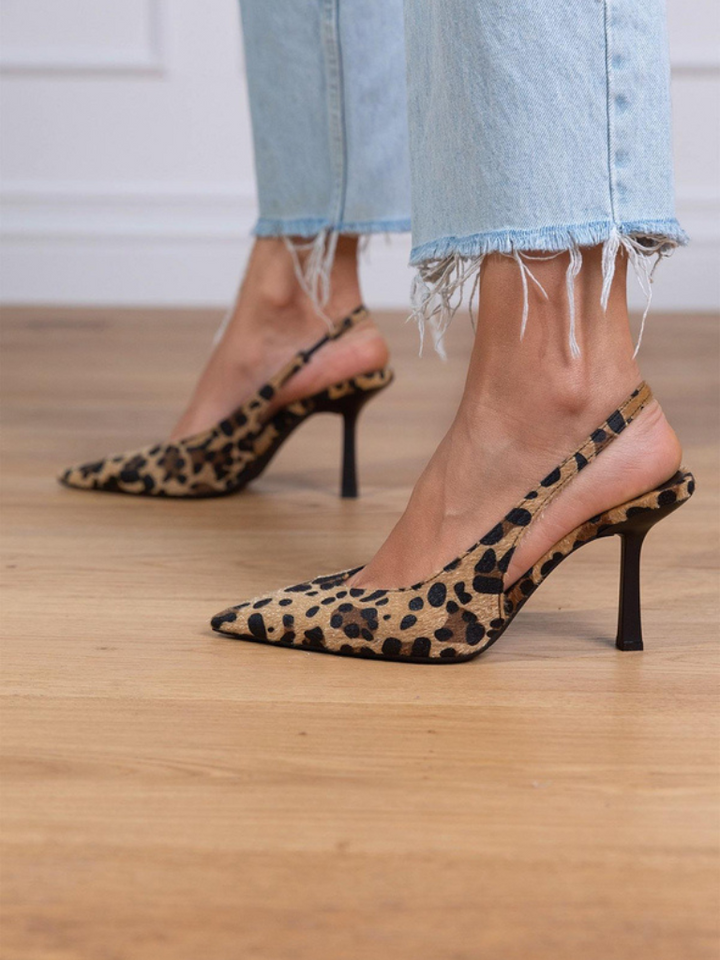 Isabelle | Pointed-Toe Slingback Heels