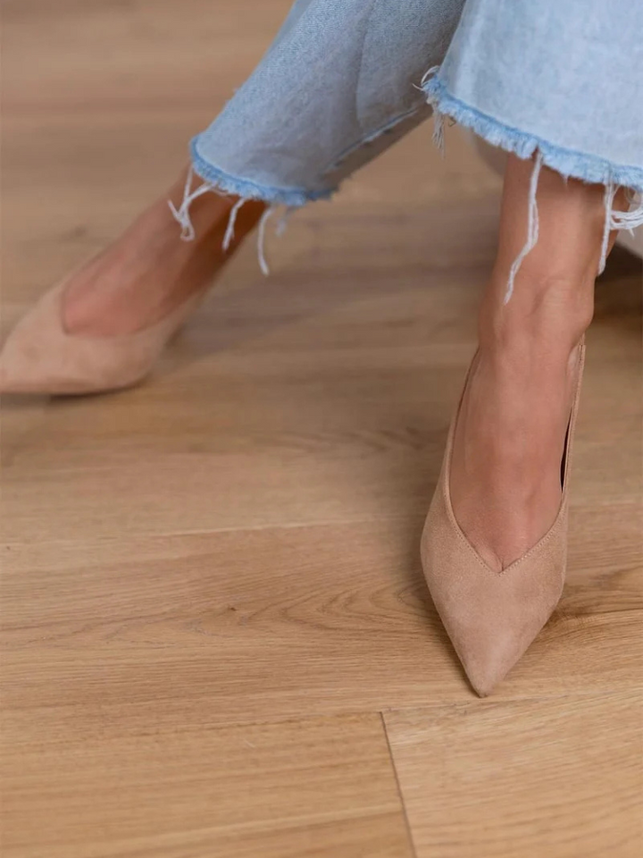 Isabelle | Pointed-Toe Slingback Heels