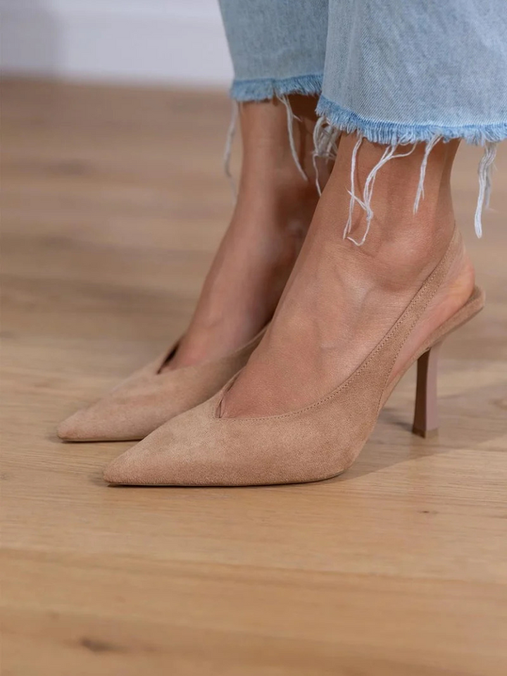 Isabelle | Pointed-Toe Slingback Heels