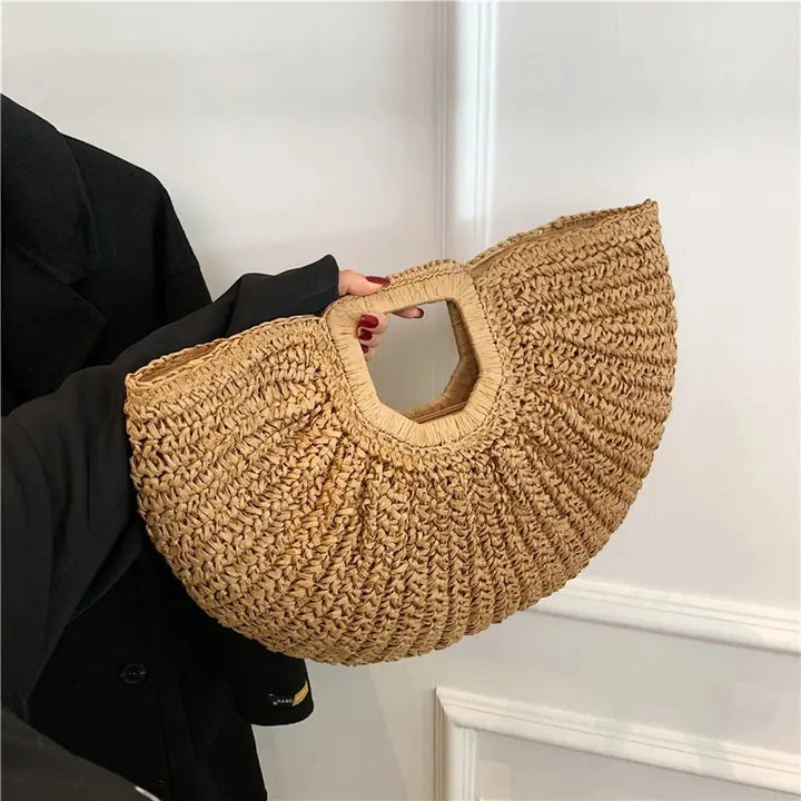 Jeanna | Chic Rattan Handbag