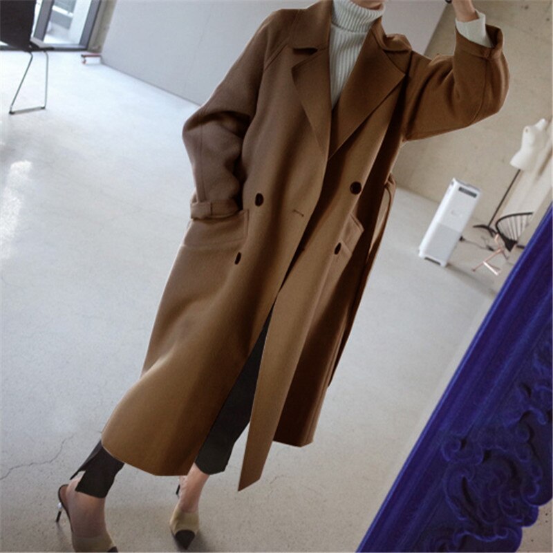 Clara Women's Wool Trench Coat