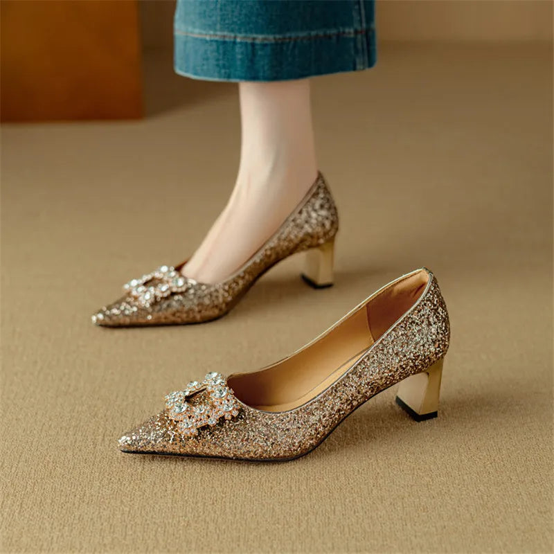 Gloria | Glitter Pumps