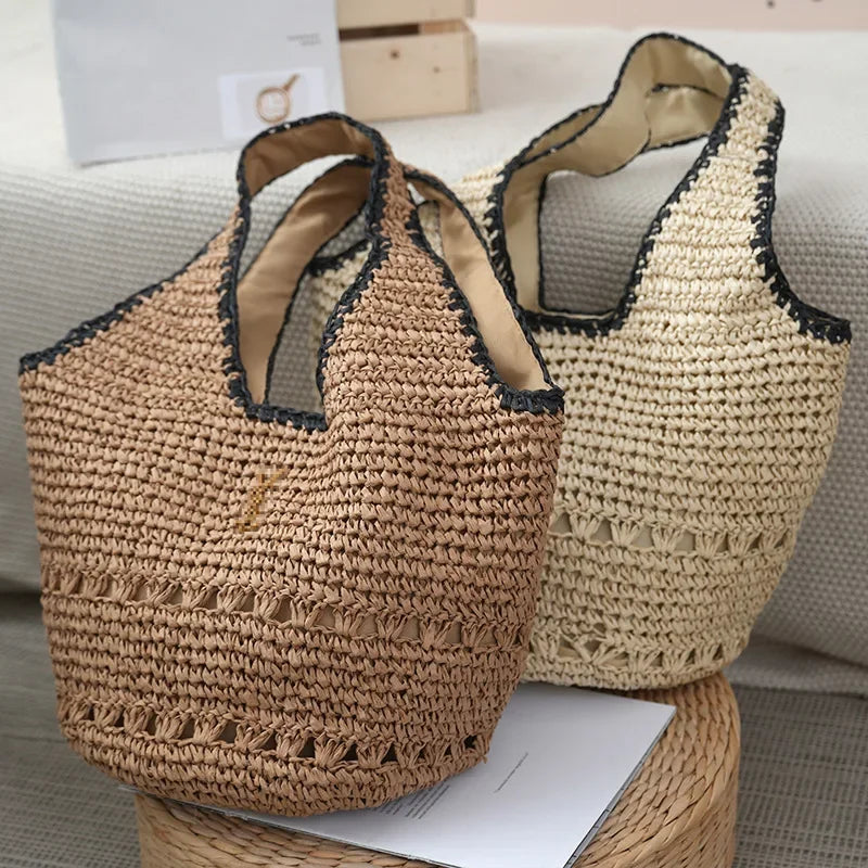 Aurel | Minimal Straw Handbag