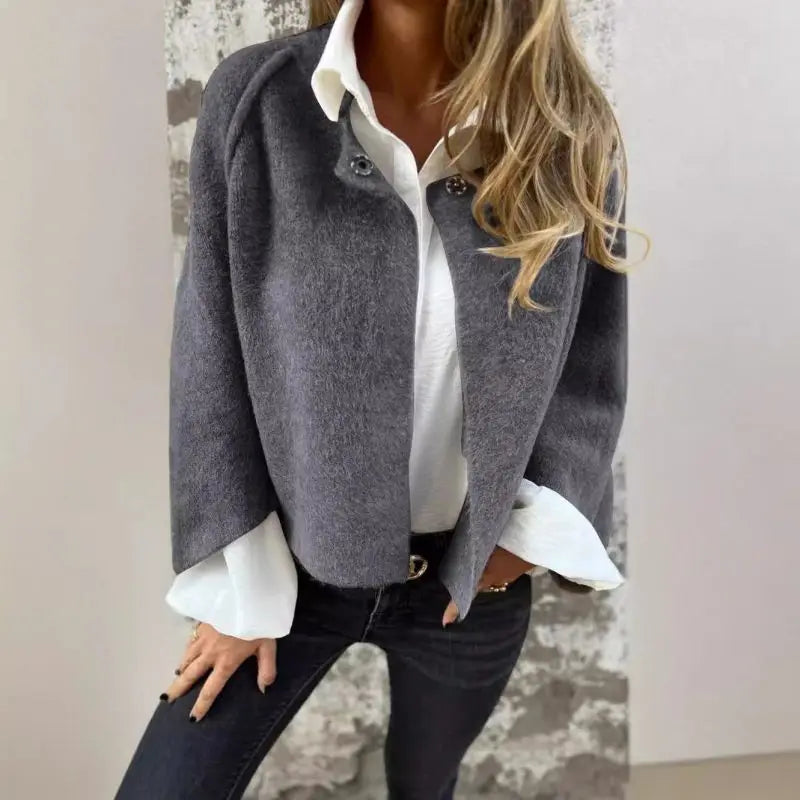 Amalia - Long Sleeve Round Neck  Cardigan
