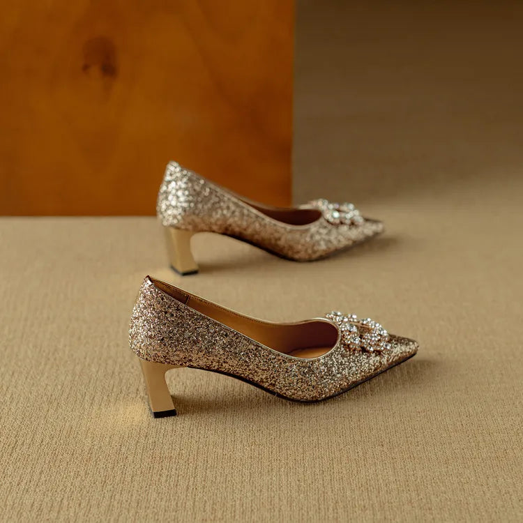 Gloria | Glitter Pumps