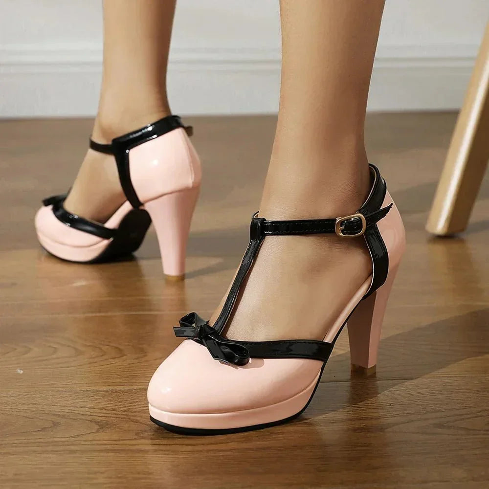 Kayla | T-Strap Heels
