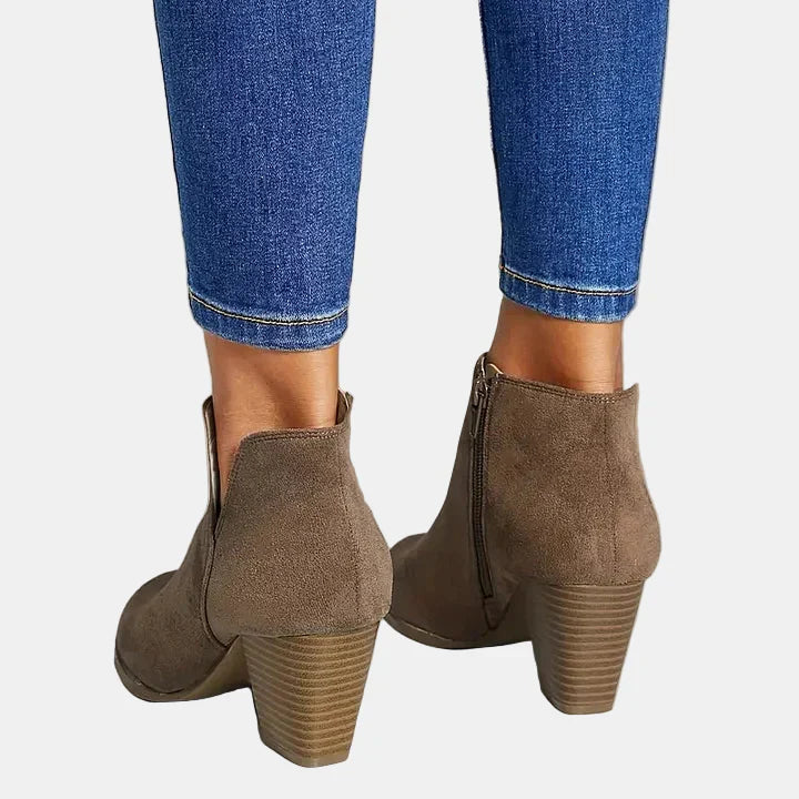 Hailey | Block Heel Ankle Boots