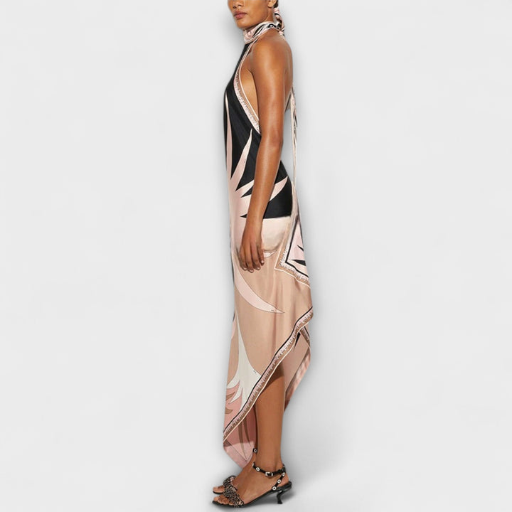 Ivy - Unique Satin Strap Dress