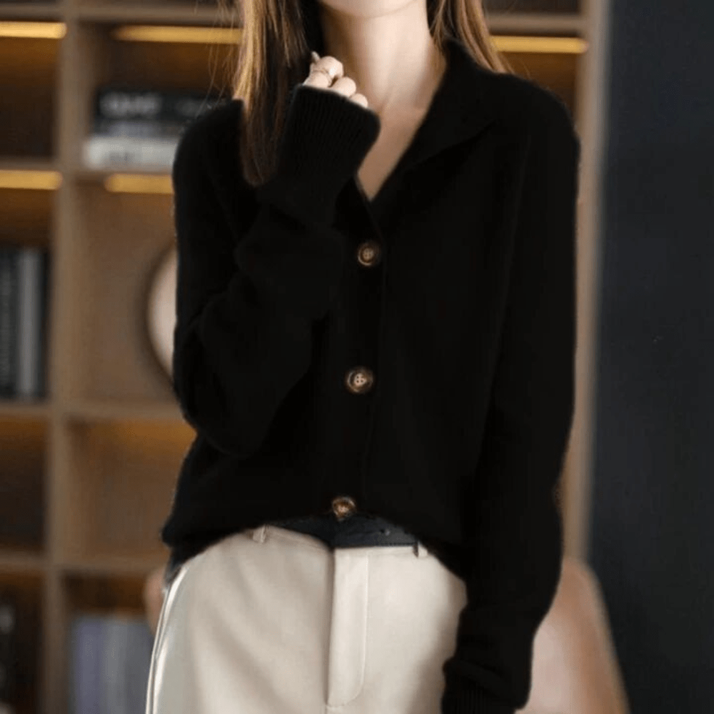 Amy - Luxurious Cashmere Knit Cardigan