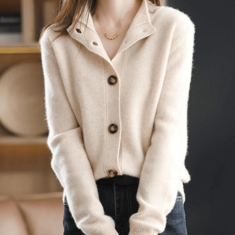 Amy - Luxurious Cashmere Knit Cardigan