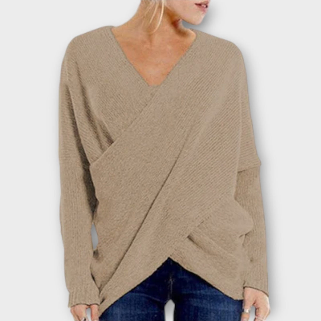 Astrid | Crossed Sweater